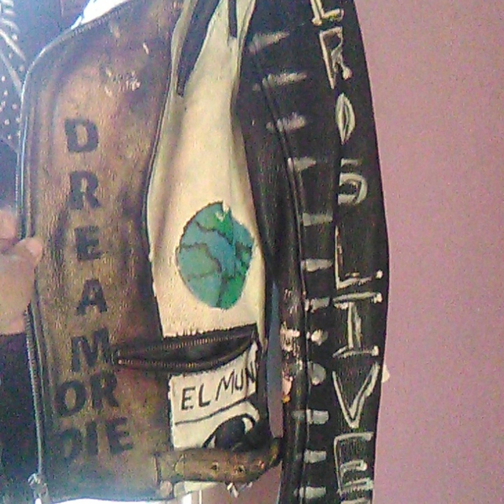 First Classics Hand Painted Motorcycle Leather Ja… - image 3